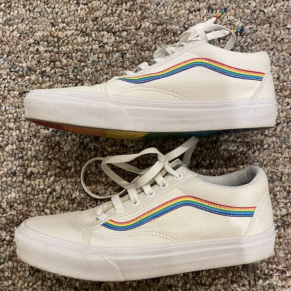 VANS Old Skool Rainbow Limited Edition Women's Size 7.5 - Picture 7 of 9